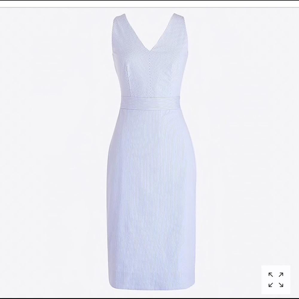 NWT J Crew Factory Seersucker Dress